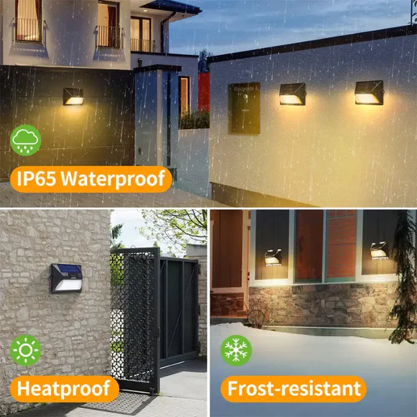 Solar Fence Lights - 9 Colors & RGB with Remote