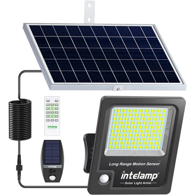 3000LM Linkable Solar Flood Light with Motion Sensor