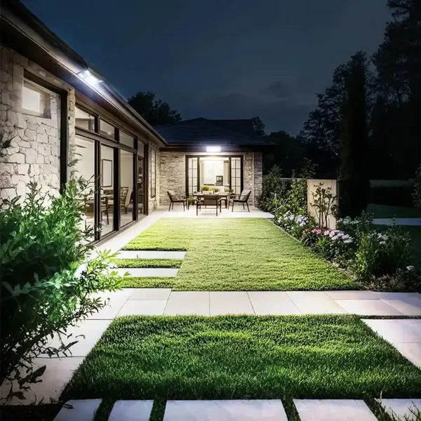 Foldable Solar Flood Light with Motion Sensor Outdoor Waterproof