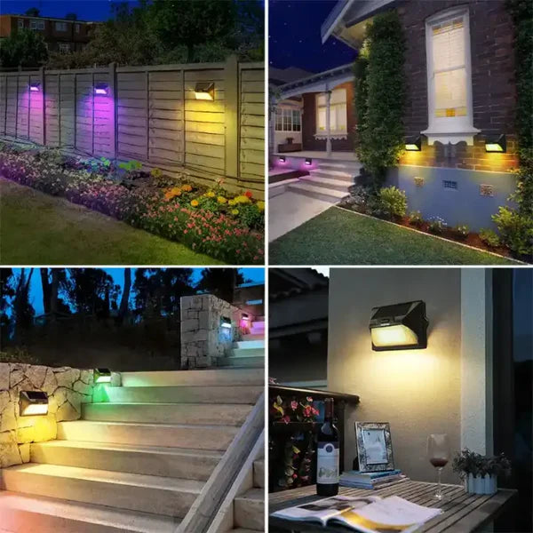 Solar Fence Lights - 9 Colors & RGB with Remote