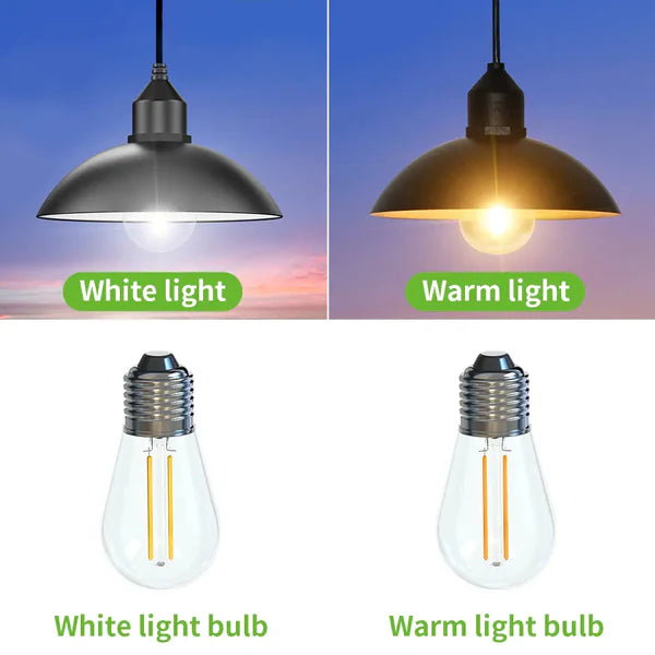 Solar Pendant Lights | Super Bright with 2 Color Temps