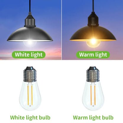 Solar Pendant Lights | Super Bright with 2 Color Temps
