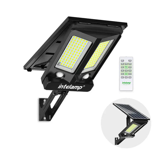 3000LM Solar Street Light with Linkable Dual Motion Sensors