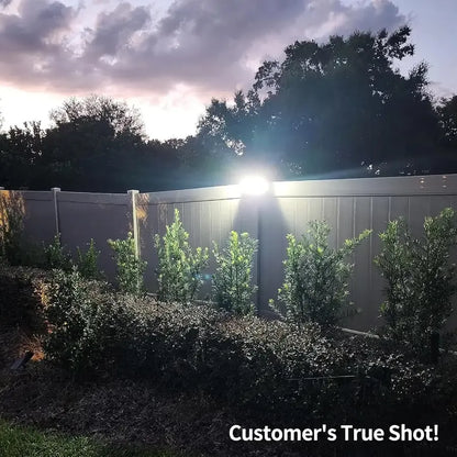 3-Head Solar Flood Light with Motion Sensor & 270° Angle Lighting