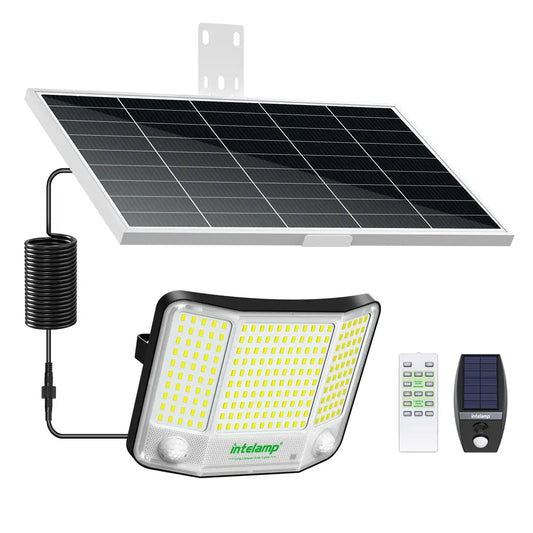 20000mAh 4000LM Linkable Solar Flood Light with Dual Motion Sensor