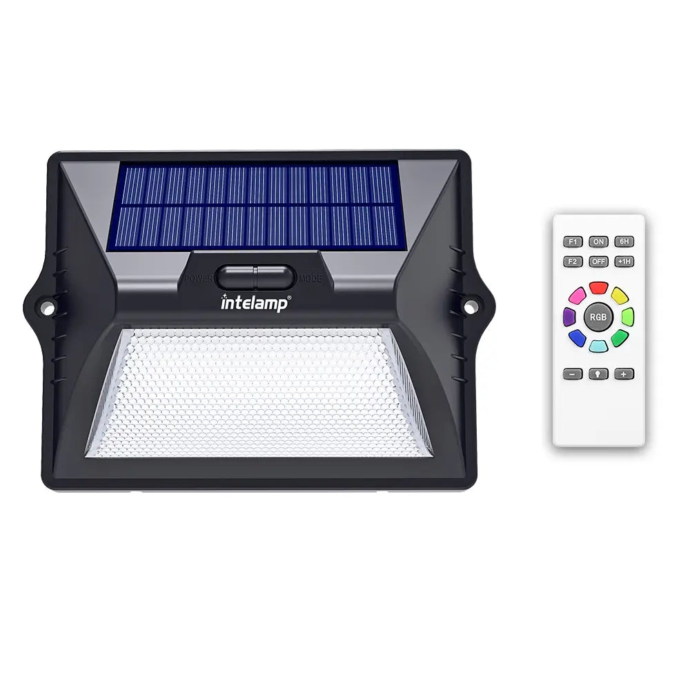 Solar Fence Lights - 9 Colors & RGB with Remote