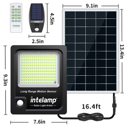 3000LM Linkable Solar Flood Light with Motion Sensor