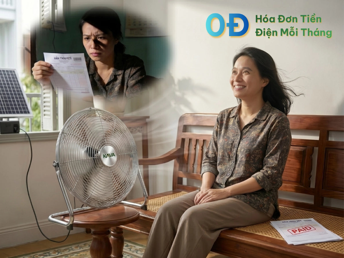 Xóa Bỏ Ám Ảnh Hóa Đơn Tiền Điện - Tận Hưởng Luồng Gió 0 Đồng