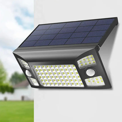 Foldable Solar Flood Light with Motion Sensor Outdoor Waterproof